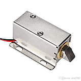 Електричний замок засувка 12В 54х38х28 мм, фото 2