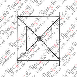 Панель ковані 1000х800х12 невальц Арт 15.204