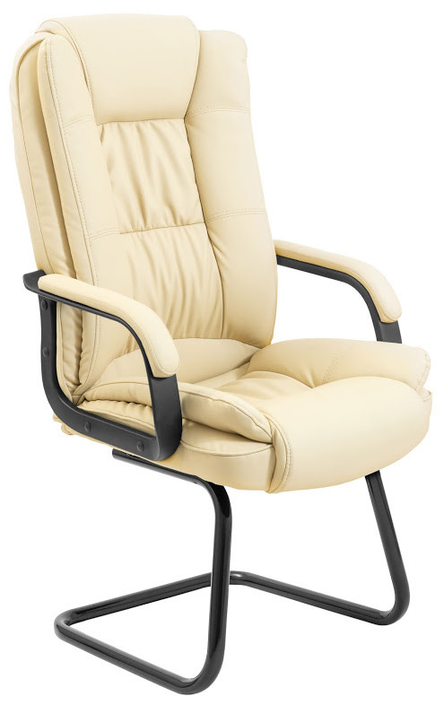 Крісло офісне Каліфорнія-Ю CF каркас чорний підлокітники рич екошкіра Флай-2207 (Richman ТМ)