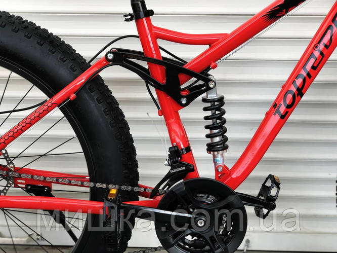 Купити Велосипед Фэтбайк двухподвесной TopRider 620, колеса 26*4.0 ...