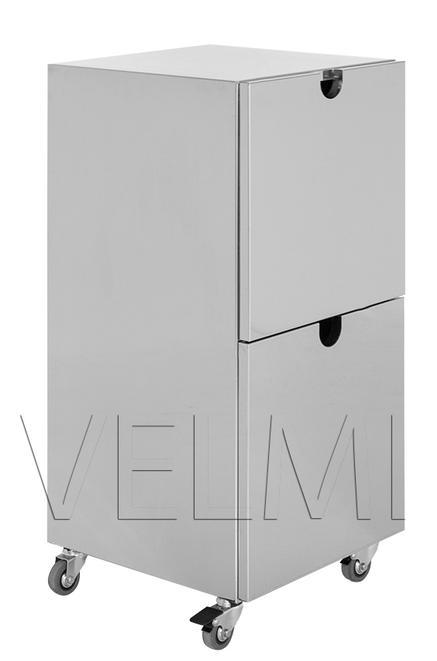 Візок перукарський VM1004 ДСП Білий (VelmiTM)