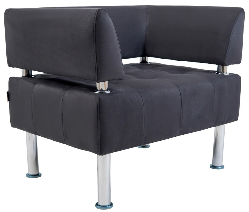 Крісло Офіс зі спинкою та підлокітниками тканина Нубук 11 (Richman ТМ)