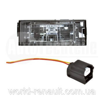 AutoTechteile (Німеччина) 505 0702-підсвітка номерного знака в комплекті з фішкою на Рено Меган III, фото 1