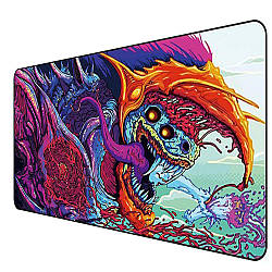 Геймерський килимок, ігрова поверхня Primo Monster Dragon 40х90см