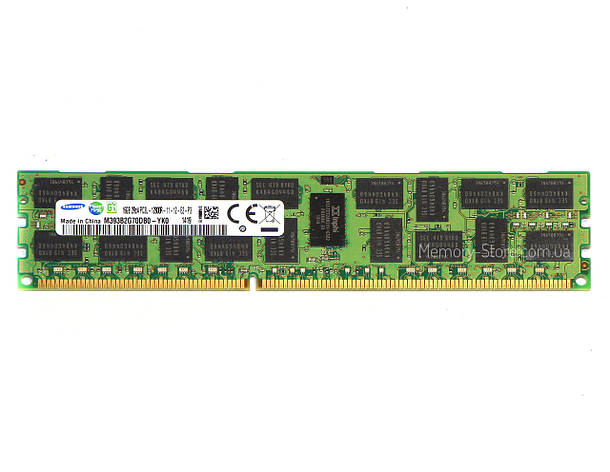 Оперативна пам'ять для сервера DDR3 16GB PC3L-12800R (1600MHz) DIMM ECC Reg, Samsung, фото 1