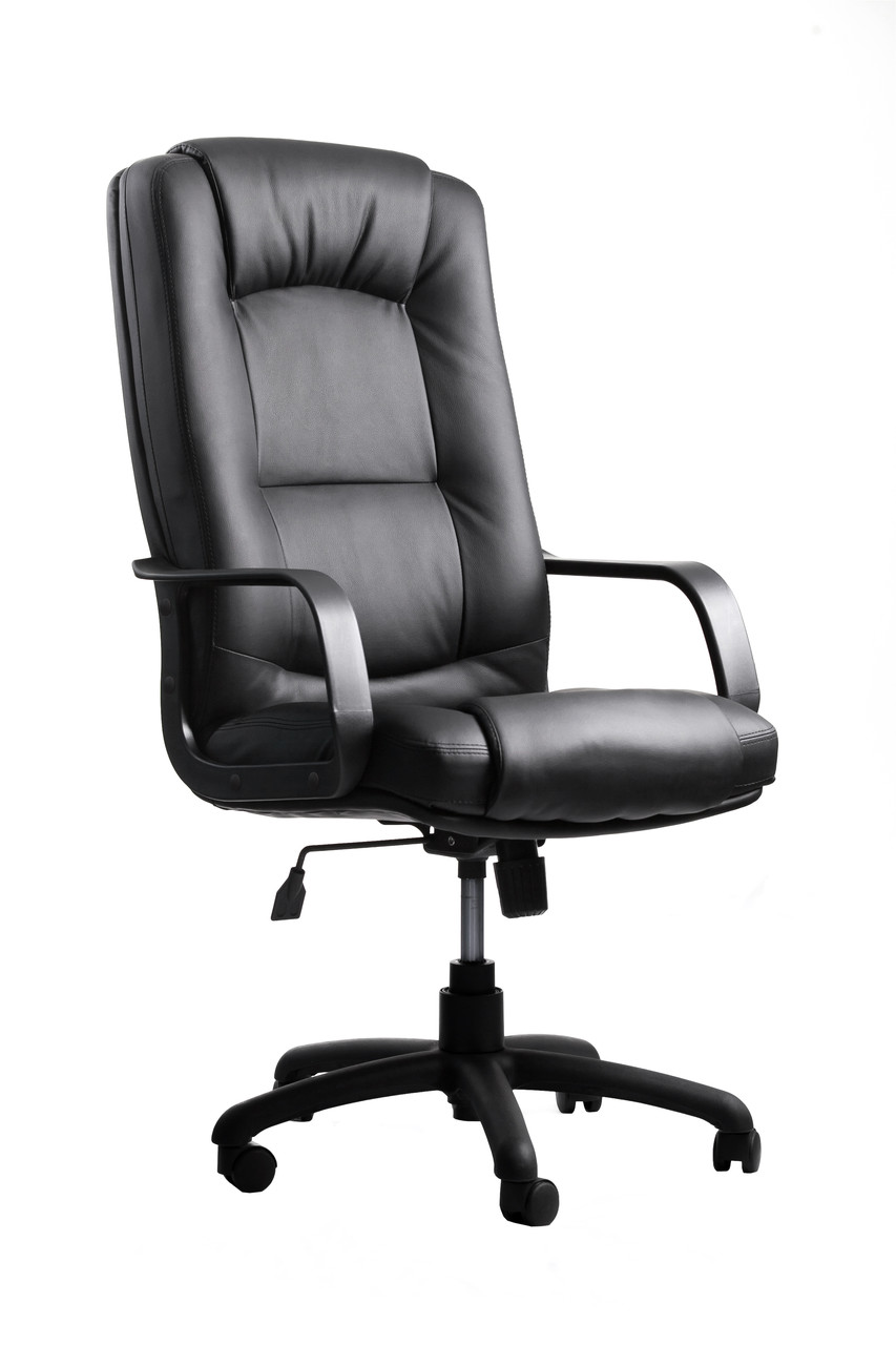 Крісло офісне Альберто підлокітники пластик механізм Tilt шкірозамінник Флай-2230 (Richman ТМ)