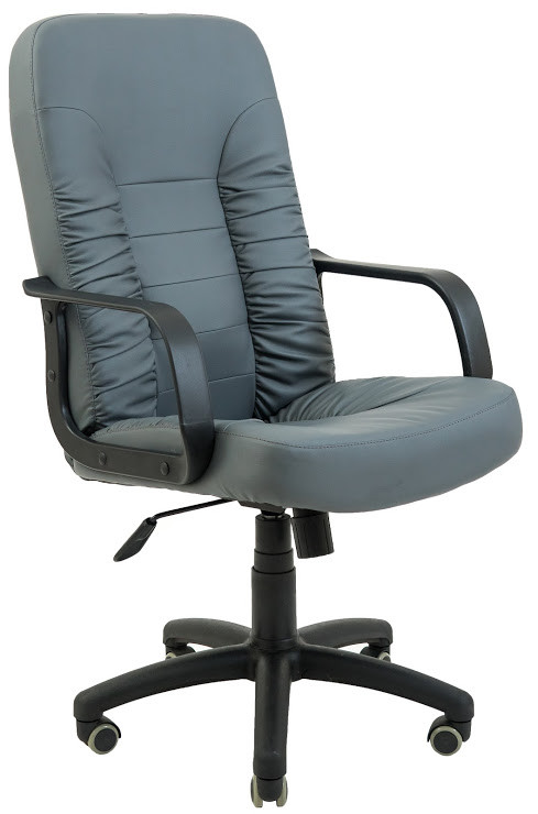 Крісло офісне Техас підлокітники пластик механізм Tilt шкірозамінник Флай-2223 (Richman ТМ)