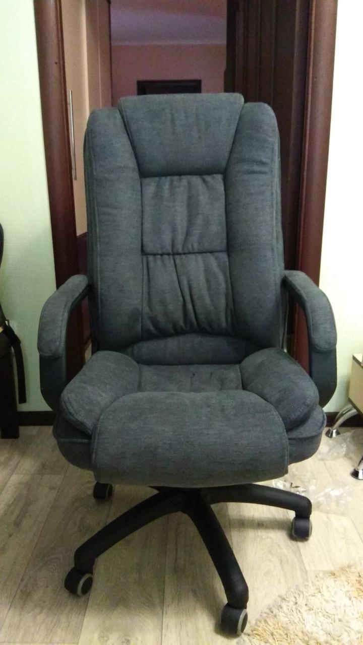 Крісло офісне Каліфорнія-Ю пластик підлокітники рич механізм Tilt тканина Місті ДК Грей (Richman ТМ)