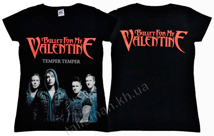 Футболка жіноча BULLET FOR MY VALENTINE Temper Temper, фото 2