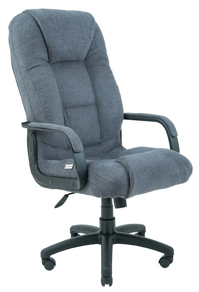 Крісло офісне Севілья пластик підлокітники рич-елемент Tilt тканина Місті ДК Грей (Richman ТМ)