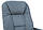 Крісло офісне Севілья пластик підлокітники рич-елемент Tilt тканина Місті ДК Грей (Richman ТМ), фото 4