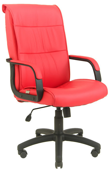 Крісло офісне Ріо пластик підлокітники рич механізм Tilt екошкіра Флай-2210 (Richman ТМ)