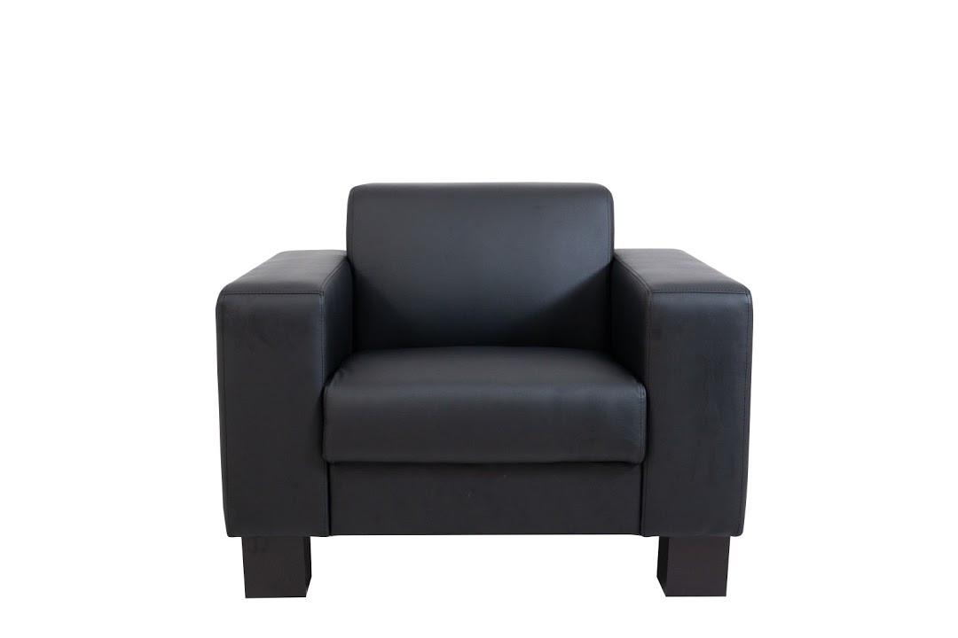 Крісло м'яке Бруно каркас дерево, шкірозамінник Флай 2230 (Richman ТМ)