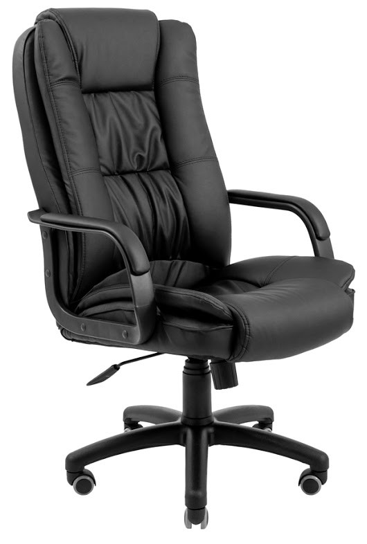 Крісло офісне Каліфорнія-Ю пластик підлокітники рич механізм Tilt екошкіра Флай-2230 (Richman ТМ)