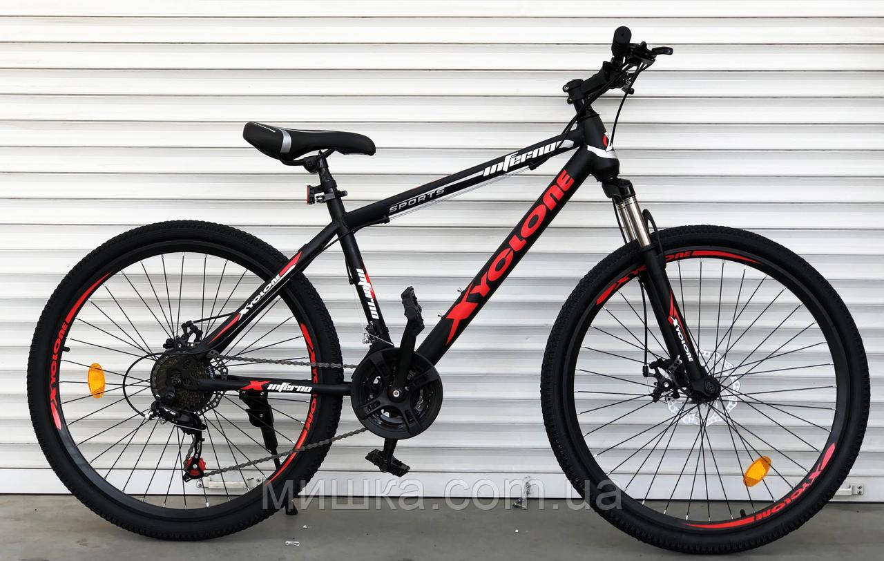 Велосипед гірський TopRider-801, колеса 26", рама 17", 21 швидкість, фото 1