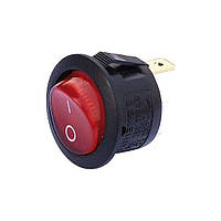 Кругла Кнопка на три контакту Вкл./Викл. з підсвічуванням GAV 161