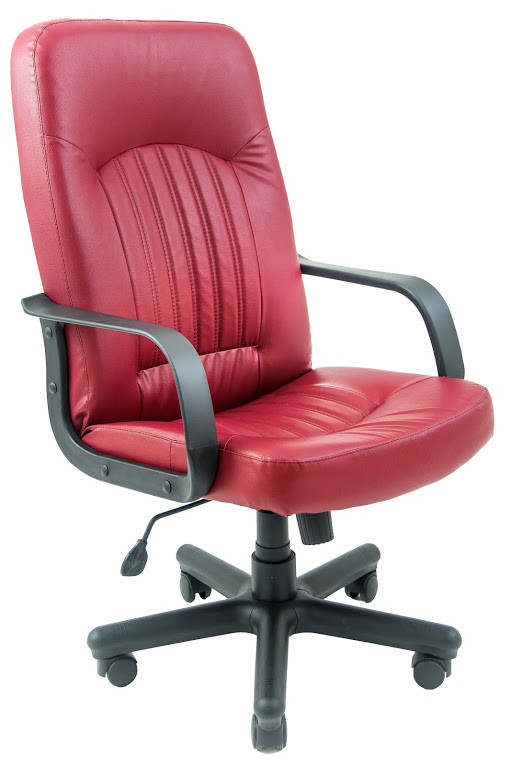 Крісло офісне Фіджі підлокітники пластик механізм Tilt шкірозамінник Флай-2210 (Richman ТМ)