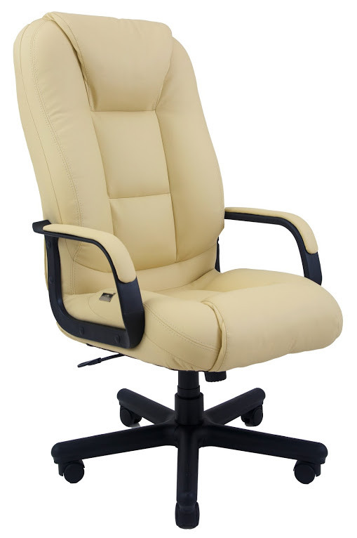 Крісло офісне Севілья пластик підлокітники рич механізм Tilt екошкіра Флай-2207 (Richman ТМ)