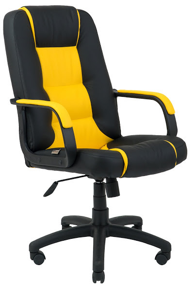 Крісло офісне Челсі пластик підлокітники рич механізм Tilt екошкіра Флай-2230/2240 (Richman ТМ)