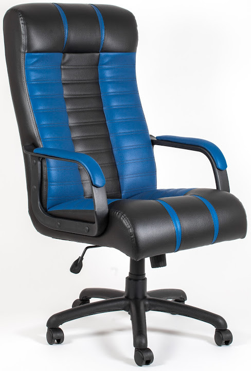 Крісло офісне Атлант-пластик підлокітники рич механізм Tilt екошкіра Флай-2230/227 (Richman ТМ)