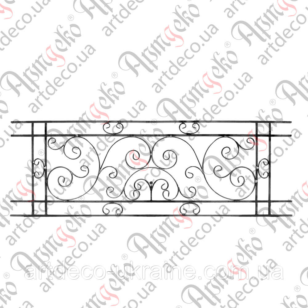 Панель ковані 605х1805х12/12х6 невальц. Арт 15.210, фото 1