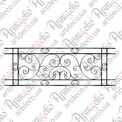 Панель ковані 605х1805х12/12х6 невальц. Арт 15.210