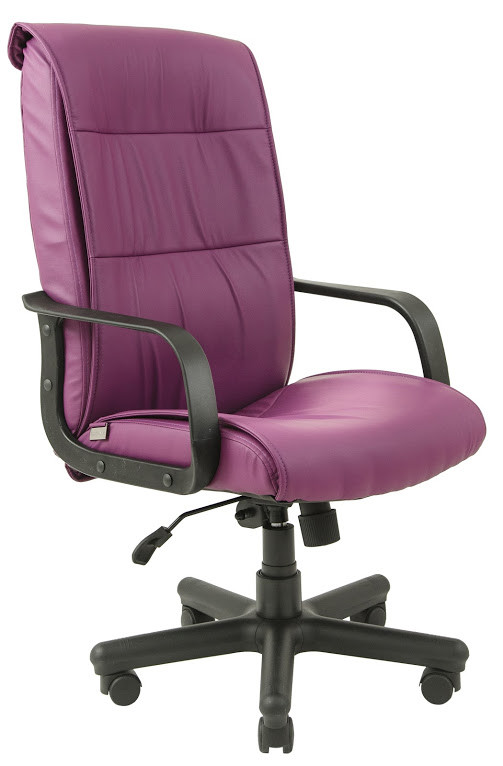 Крісло офісне Ріо підлокітники пластик механізм Tilt шкірозамінник Флай-2216 (Richman ТМ)