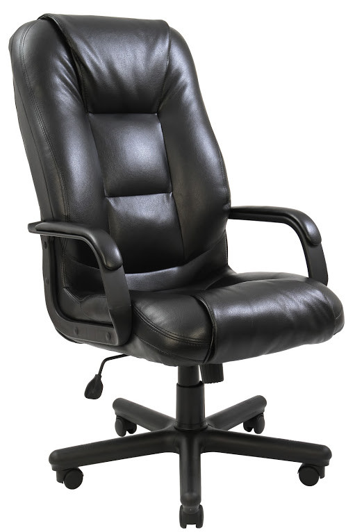 Крісло офісне Севілья пластик підлокітники рич механізм Tilt екошкіра Неаполь-20 (Richman ТМ)