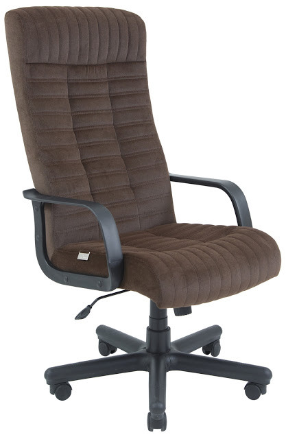 Крісло офісне Прованс підлокітники пластик механізм Tilt тканина Місті Chocolate (Richman ТМ)