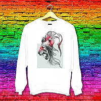 Свитшот с принтом Лев 2 Push IT