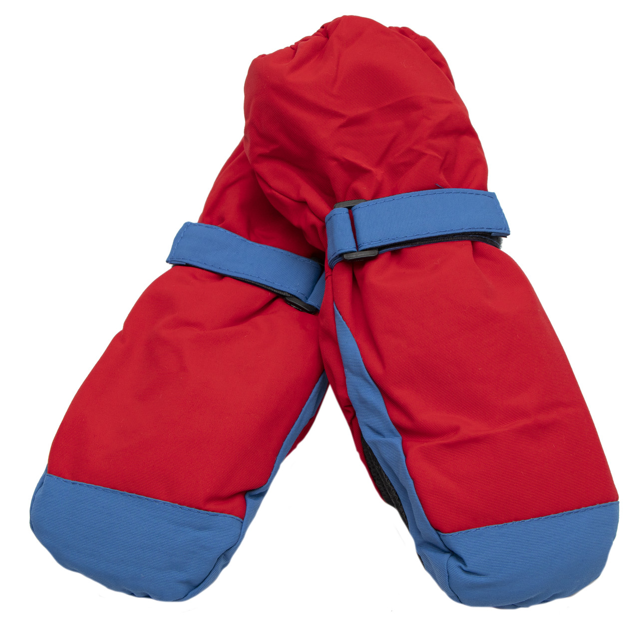 Дитячі лижні рукавиці, розмір 13, червоний, плащівка, фліс, синтепон (517137)