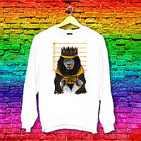 Світшот з принтом Лев злочинець Push IT