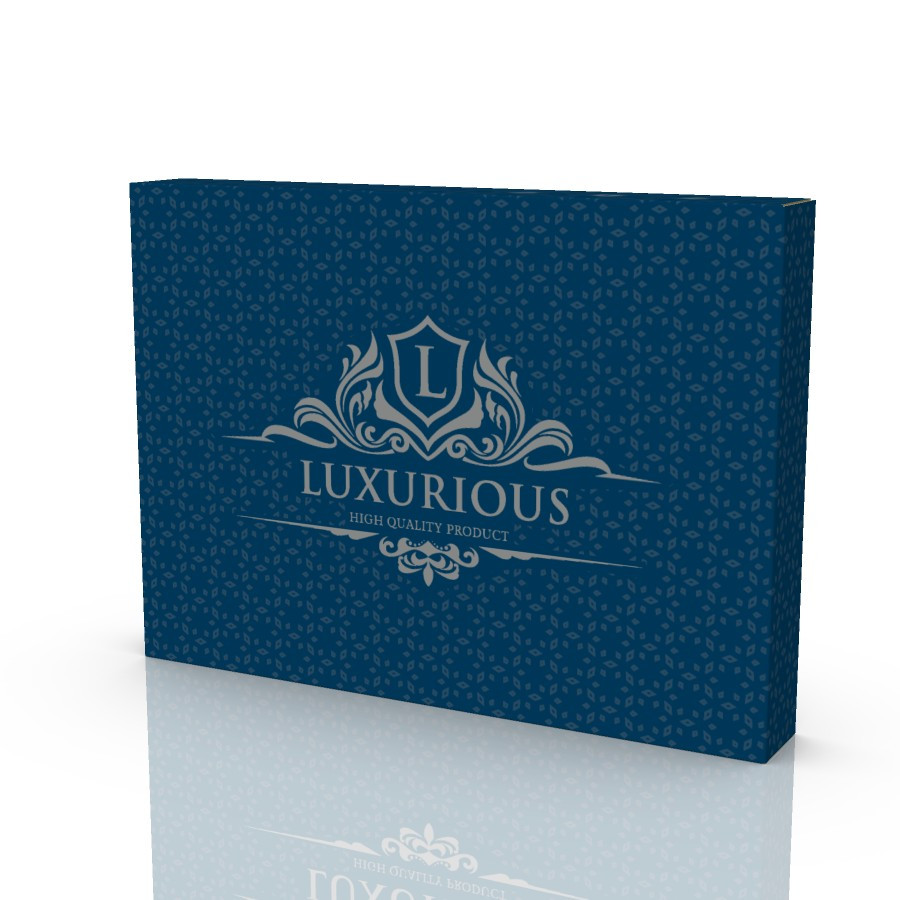 Подарункова коробка для постільної білизни 455х330х60 мм. Luxurious