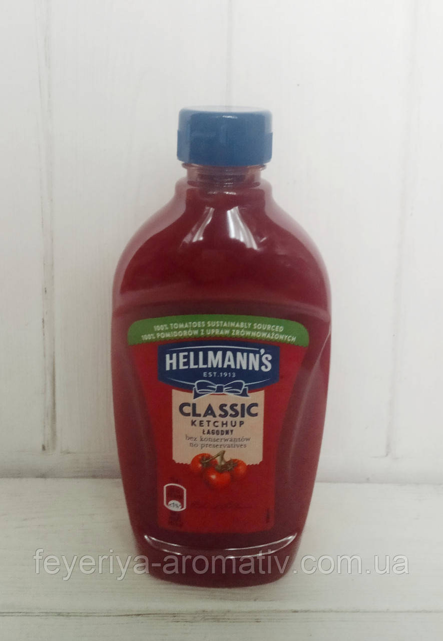 Кетчуп HELLMANNS Lagodny 450мл, (Нідерланди)
