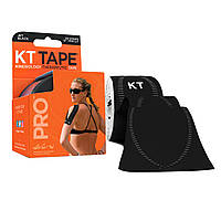 Кінезіо тейп Kt Tape Pro Synthetic Precut 5см х 5м (Чорний)