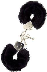 Наручники METAL HANDCUFF WITH PLUSH BLACK