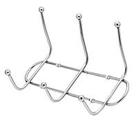 Вішалка настінна на 3 гачка хромована DF008-3
