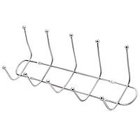 Вішалка настінна на 5 гачків хромована DF008-5