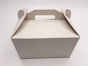 Коробка картонна для торта з ручками 300*300*100
