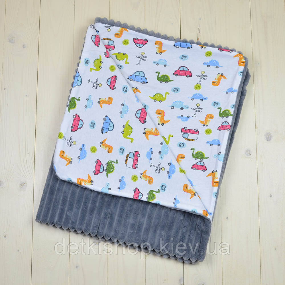 Плед плюшевий утеплений 100x80 Kinder Comfort модель 04