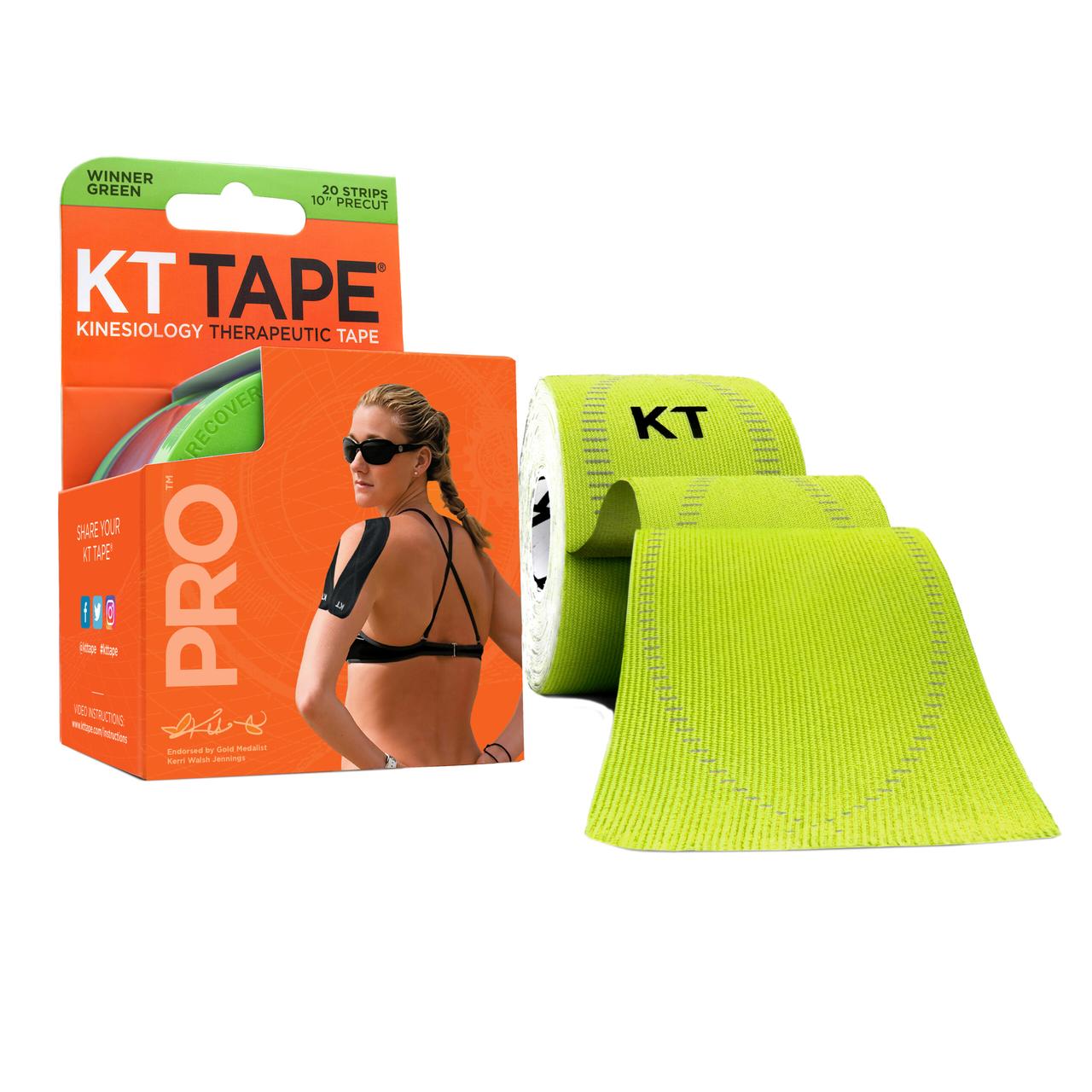 Кинезио тейп Kt Tape Pro Synthetic Precut 5см х 5м (Зелений)