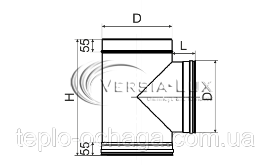 тройник нержавейка