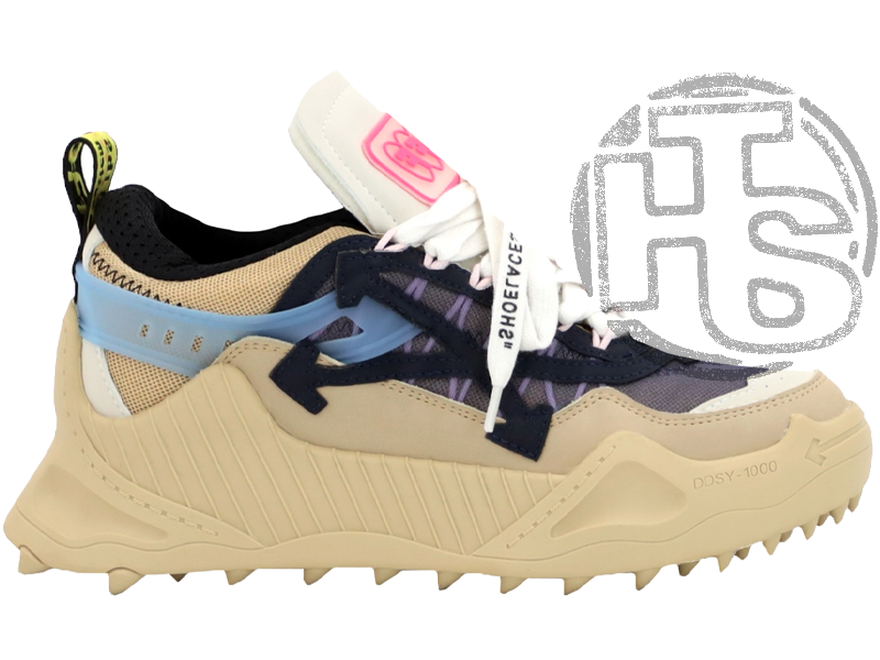 Жіночі кросівки Off-White Odsy-1000 Beige Blue FW19 OMIA139F198000400330