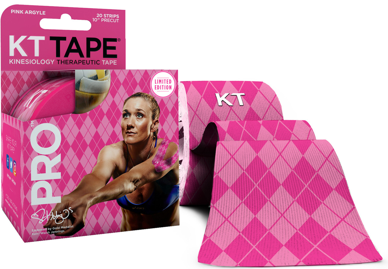 Кинезио тейп Kt Tape Pro Limited Edition Synthetic Precut 5см х 5м (Рожевий)