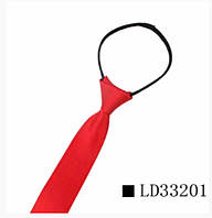 Галстук мужской на резинке красный