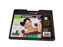 Набір гантелей в кейсі 9 кг PowerPlay 4121