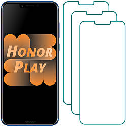 Комплект Honor Play Захисні Стекла (3 шт.) (Хонор Плей)