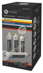 Aquafilter EXCITO-B-CLR-CRT — Комплект чотирьох картриджів для системи очищення води EXCITO-B.