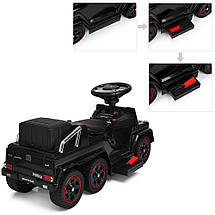 Дитячий електромобіль-толокар Машина 2в1 Mercedes AMG M 3853EL-2 Black (MP3, SD карта, двигун 15W, акум.6V/4,5A), фото 5