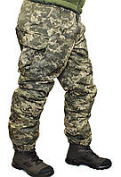 Штани вітровологозахисні ШВВЗ зимові статутні подвійні ЗСУ ММ-14 піксель